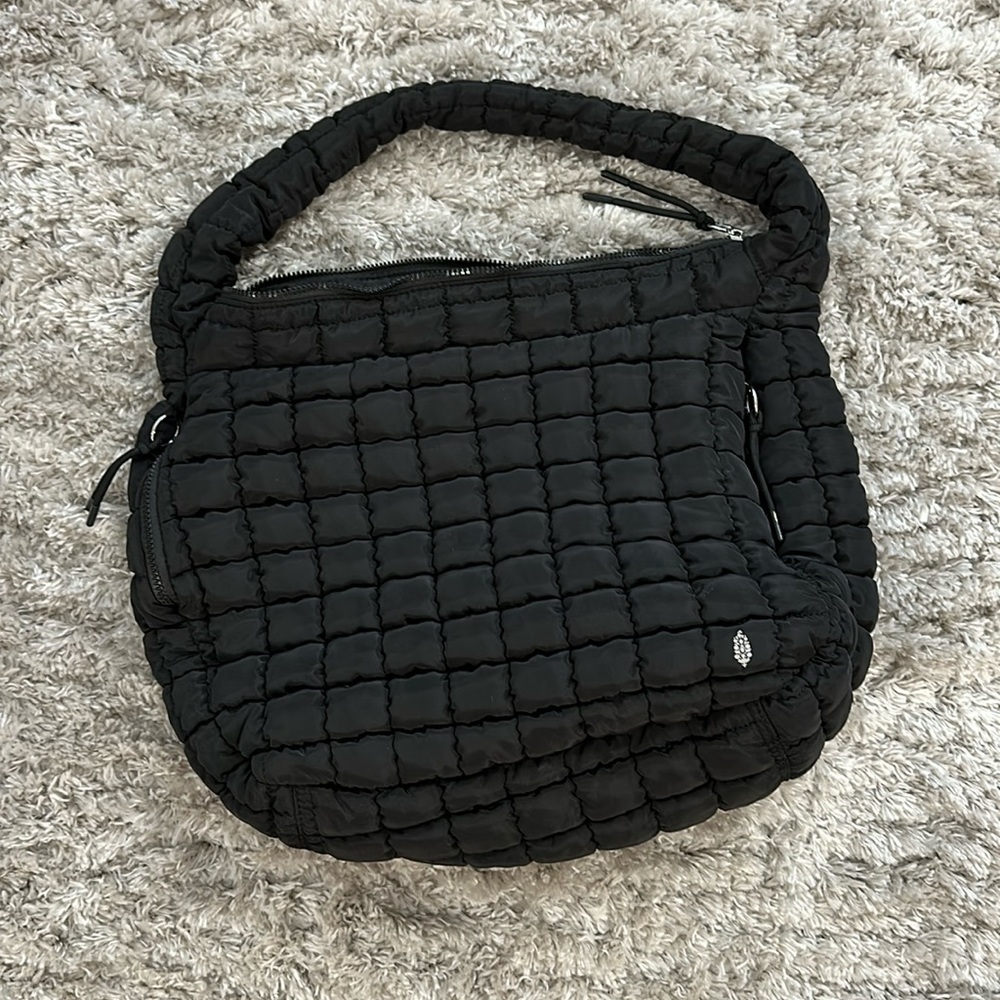 Free people quilted carryall tote